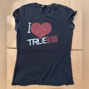 2Kuhl Black I Love True Blood TShirt Size Large